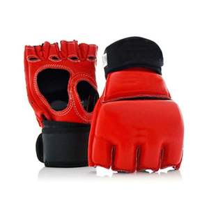 MMA Training Sparring Grappling Boxing Muay Thai Punching Bag MMA <b>Gloves</b> Professional MMA PU Leather Boxing <b>Gloves</b> - Product Image 3