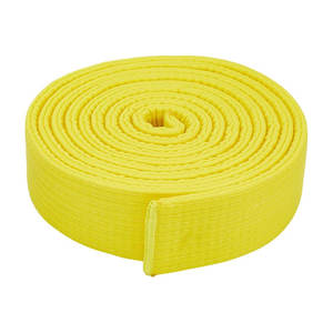 Cinturón de artes marciales de Taekwondo Karate de algodón de poliéster duradero de alta calidad de Color personalizado sólido Premium - Product Image 1