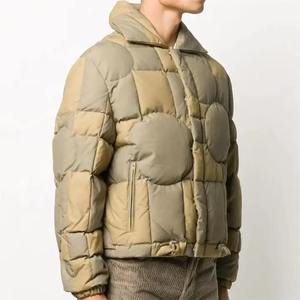 แจ็กเก็ตขนเป็ดสำหรับผู้ชาย, เสื้อแจ็คเก็ตผ้าฝ้าย100% น้ำหนักเบามีซิประบายอากาศพิมพ์โลโก้ตามสั่ง - Product Image 2