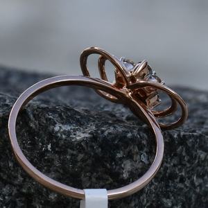 Luxury 14K & 18K Solid Gold <b>Diamond</b> Ring Elegant Certified Natural <b>Diamond</b> <b>Jewelry</b> - Product Image 2