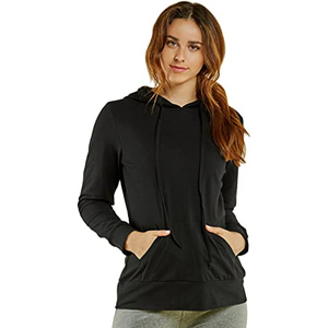 Sudadera con Capucha de Algodón con Logotipo Personalizado, Ropa de Calle para Mujer, Sudadera con Capucha Transpirable y Antibolitas para Mujer - Product Image 3