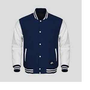 Vestes de baseball pour hommes, logo brodé personnalisé, prix bas, style varsity - Product Image 4