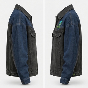 Chaqueta Vaquera Personalizada para Mujer, Prenda Exterior de Moda, Chaqueta Vaquera con Material de Mezclilla Lavada, Tacto Suave, Costuras Duraderas y - Product Image 4