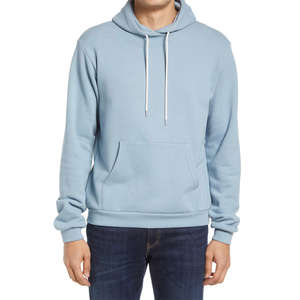 Sweat à capuche surdimensionné pour homme en coton et polyester mélangés, poids lourd, avec logo personnalisé, OEM personnalisé - Product Image 1