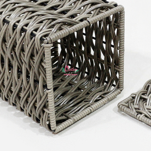 Artex Dong Thap Factory Vietnam Handmade Seagrass Water Hyacinth Tissue <b>Box</b> Decorative Storage Organizer - Product Image 4