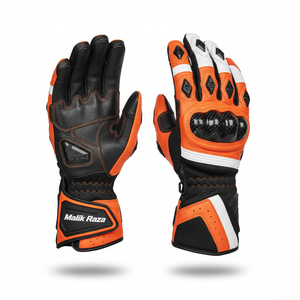 Guantes de Motocicleta Malik Raza Sin Riesgo, Prueba de Bajo Pedido Mínimo, Certificación CE, Precio al por Mayor - Product Image 3