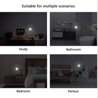 Lanterne LED personnalisée en forme d'étoile, à capteur, à économie d'énergie, pour Noël, Pâques, chambre d'enfant, chambre de bébé, maison