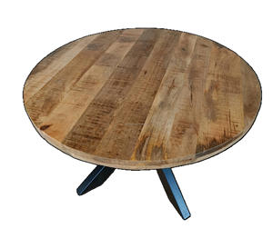 Table à manger en bois massif moderne, table de salle à manger en bois massif pour la maison, la cuisine, le restaurant, meubles de luxe, table à manger en bois naturel - Product Image 3