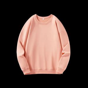 2025 tout nouveau 100% coton hommes sweat col rond pull mince hommes sans capuche sweats décontracté couleur unie pour homme sweat - Product Image 3