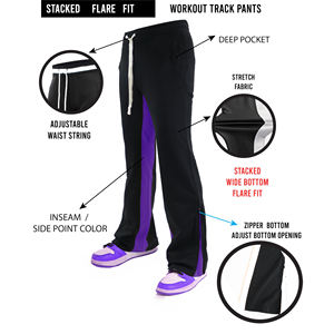 กางเกงผู้ชายกางเกงผ้าขนแกะลายทางแบบเรียงซ้อนกันน้ำหนักเบาผ้าขนโมแฮร์แบบพับเก็บได้ตามต้องการโลโก้ออกแบบได้ตามต้องการเทรนด์ใหม่ - Product Image 5