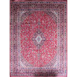 Tapis artisanaux de haute qualité, traditionnels, vintage, noués à la main, avec un motif médaillon, pour la décoration des sols de la maison ou du bureau. - Product Image 1