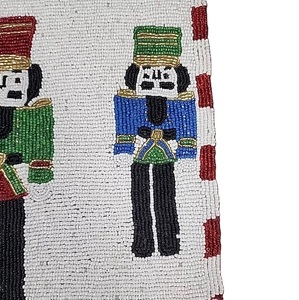 แผ่นรองจานนัทแครกเกอร์พร้อมลูกปัดสำหรับงานปาร์ตี้คริสต์มาสและของตกแต่งโต๊ะที่บ้านสำหรับงานแต่งงาน - Product Image 5