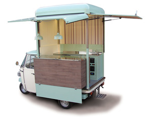 Tricycle alimentaire électrique, chariot de restauration mobile, camionnette de nourriture de rue à trois roues pour café, pizza, tacos, glaces, en-cas, hot-dogs - Product Image 5