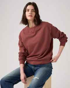 Sudadera pulóver de moda para mujer con logotipo personalizado 350gsm algodón suelto hombro caído Color sólido fin de semana y ropa de fiesta - Product Image 4