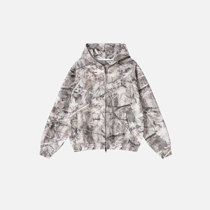 Sudadera con Capucha y Cremallera Sublimada de Moda, Fabricación OEM, Marca Privada Personalizada, Estilo Invernal, Forro Polar, Secado Rápido, Transpirable y Cómoda - Product Image 5