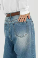 Jean baggy coupe droite pour homme, léger, de haute qualité, nouveau style décontracté, séchage rapide, anti-boulochage, taille plus