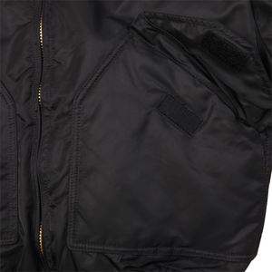 Chaqueta bomber bordada personalizada de alta calidad OEM para hombre, prendas de vestir informales reversibles de lona con capucha para otoño e invierno en abrigos de talla grande - Product Image 6