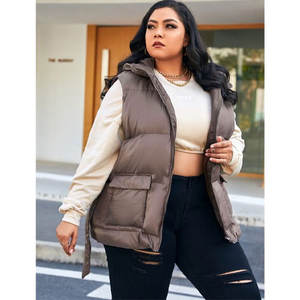 Gilet bouffant d'hiver de haute qualité pour femmes avec de nouveaux modèles sans manches veste bouffante à la mode à bulles 2025 - Product Image 1