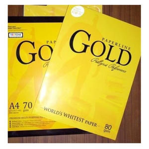 Fourniture d'usine de papier de copie blanc A4 bon marché 70-80 Gsm Paperline/Paperbase Gold optimal pour un usage quotidien - Product Image 2