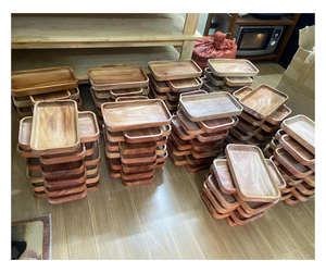 Tabla de cortar de bambú resistente con oferta competitiva-Bloque de cortar de madera Premium con mango para uso en la cocina Hecho en Vietnam - Product Image 3