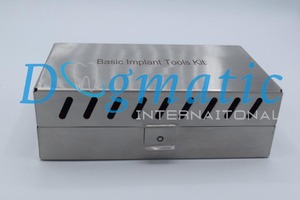 Dogmatic International Steel Dental Implant Kit DM061 Manual Surgical Drills Torque Wrench Trephine Hex <b>Drivers</b> CE Certified - Product Image 3