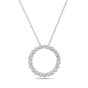 จี้เพชรโมอิสเงินแท้925 VVS เครื่องประดับเพชรสีขาวใสมีเสน่ห์ - Product Image 3