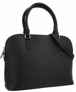Black Genuine Leather <b>Laptop</b> Tote Bag <b>for</b> <b>Women</b> 15 Inch Business Work Shoulder <b>Handbag</b> Large Crossbody Purse - Product Image 1