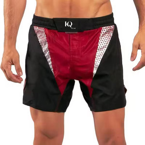 Shorts Clásicos de MMA con Cintura Elástica, Tela Resistente, Ideales para Gimnasio, Fitness y Artes Marciales - Product Image 1