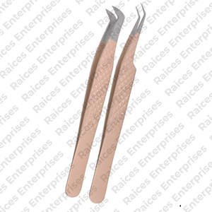 Meilleur matériel ensemble de pinces à cils en acier inoxydable Top qualité logo personnalisé vente en gros ensemble de pinces à cils de haute fabrication - Product Image 3