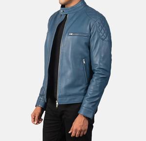 Veste en cuir de haute qualité pour homme, décontractée, d'hiver, en peau de mouton, grande taille, chaude et élégante - Product Image 4