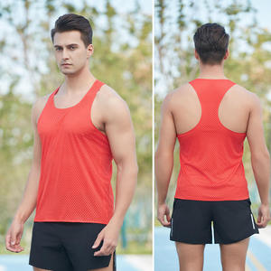 เสื้อกล้ามวิ่งลายตาข่ายของผู้ชายแห้งเร็วเสื้อออกกำลังกายแขนกุดระบายอากาศ2025ออกกำลังกาย - Product Image 3