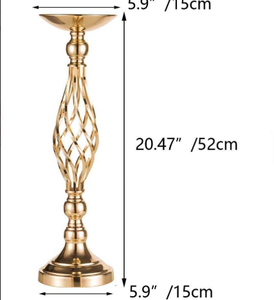 Candélabre élégant pour jardin dîner pièce maîtresse Restaurant événement métal mariage fleur Arrangement Vase-indien maison artisanat - Product Image 3