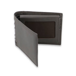 ที่ใส่บัตรผู้ชายสุดเทรนดี้ พรีเมียม ใส่บัตรได้หลายใบ ดีไซน์ทันสมัย คุณภาพสูง ปักโลโก้ได้ หนังแท้ ขนาดเล็ก ป้องกัน RFID - Product Image 2