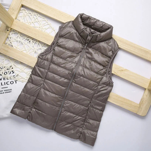 แจ็กเก็ตตัวเป็ดบุนวมแบบรูดซิปสำหรับฤดูหนาวน้ำหนักเบาให้ความอบอุ่นสำหรับผู้ชายผู้หญิง - Product Image 4