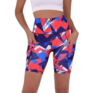 Shorts Deportivos de Cintura Alta para Mujer, Negros, Sólidos, Elásticos en 4 Direcciones, Transpirables, de Secado Rápido, con Efecto Levanta Glúteos, para Yoga y Entrenamiento - Product Image 5