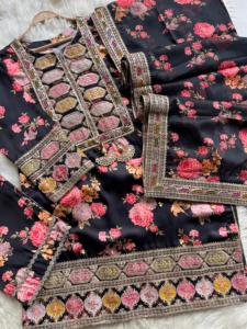 Ssumaira revela la elegante colección Anarkali, mezcla de seda bordada intrincada, estampados atemporales con gracia - Product Image 4