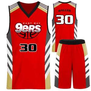 Meilleure vente Ensemble d'entraînement de basket-ball à séchage rapide unisexe conception personnalisée ODM Logo imprimé vêtements de sport en polyester respirant pour hommes 3XL XXS - Product Image 2