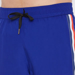 Men's Casual Fashion Trousers High Quality Jogging Trousers with <b>Elastic</b> Band New Style Solid Color <b>Lace</b> Decoration Wholesale - Product Image 4