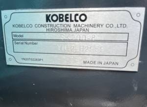 20T Gebruikte Kobelco Graafmachine Sk200-8 Sk200 210-8,Kobelco Sk140 Sk200 Sk210 Graafmachines In Shanghai - Product Image 5