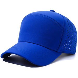 Casquette de baseball en toile solide et sportive de haute qualité, personnalisable pour hommes, avec fermeture à boucle métallique, vente en gros - Product Image 5