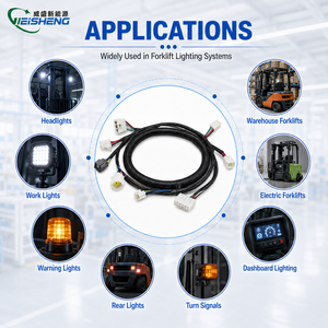Weisheng IATF16949 untuk Kabel Harness Forklift Full Body Custom 22AWG PVC 8-core 490 Sambungan Instrumen Hidrolik Lampu - Product Image 2