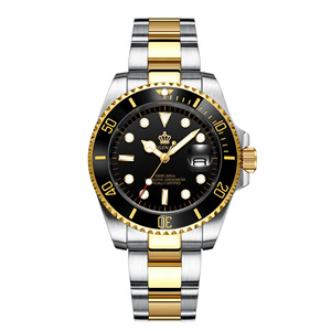 Directo de fábrica personalizado hombres <span class=keywords><strong>Classic</strong></span> Diver tipo 904L Acero inoxidable lujo deporte automático reloj mecánico Dial posición - Product Image 5