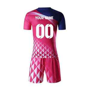 Kit de football dégradé anti-transpiration personnalisé, uniforme de football du jour du match avec broderie, vêtements de football personnalisables - Product Image 3