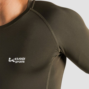 เสื้อรัดกล้ามเนื้อสำหรับผู้ชายเสื้อรัดกล้ามเนื้อย้อมสีล้วนทำจากวัสดุที่ดีที่สุด - Product Image 4