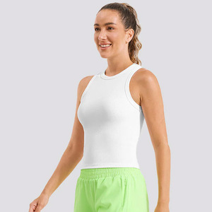 Débardeurs pour femmes délavés à l'acide grande taille coton/fibre de bambou respirant motif solide Style décontracté pour l'été-OEM du Pakistan - Product Image 5