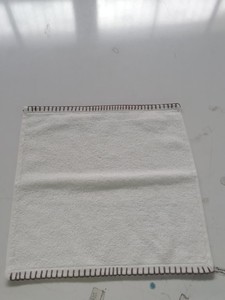 High Quality White Cotton <b>Bath</b> <b>Towel</b> <b>Set</b> Quick-Dry Soft Absorbent Solid Color Rectangle Woven Stitched Edge for Home Use Adult - Product Image 3