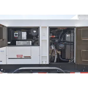 Groupe électrogène diesel d'occasion de 120 kW avec sélecteur de tension, remorquable, pour usage commercial de secours - Product Image 4