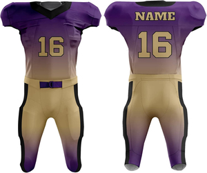 Uniforme de fútbol americano de alta calidad a la moda para hombres y ropa deportiva sublimada transpirable Uniforme de fútbol de talla grande - Product Image 4