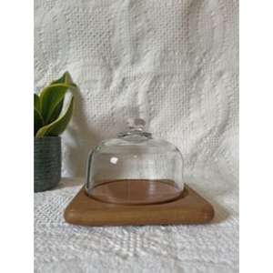 Présentoir à gâteaux en bois de qualité supérieure avec style fermier et finition joliment dégradée pour les tables de desserts de mariage rustiques - Product Image 6