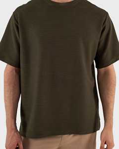 Camisetas transpirables 100% de algodón con cuello redondo para hombre, camisas de alta calidad, camisetas de Color marrón - Product Image 5